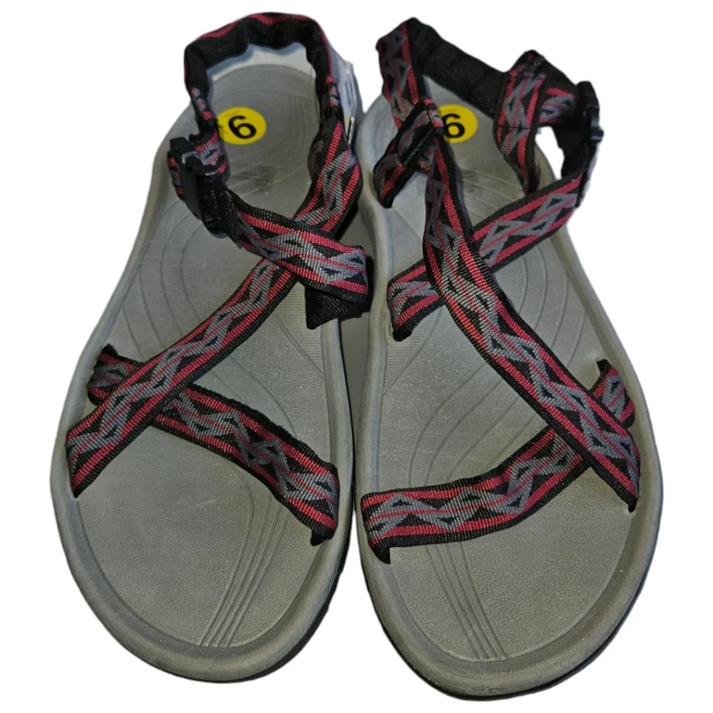 NWT Sierra Men's Buckle Open Toe Sandals